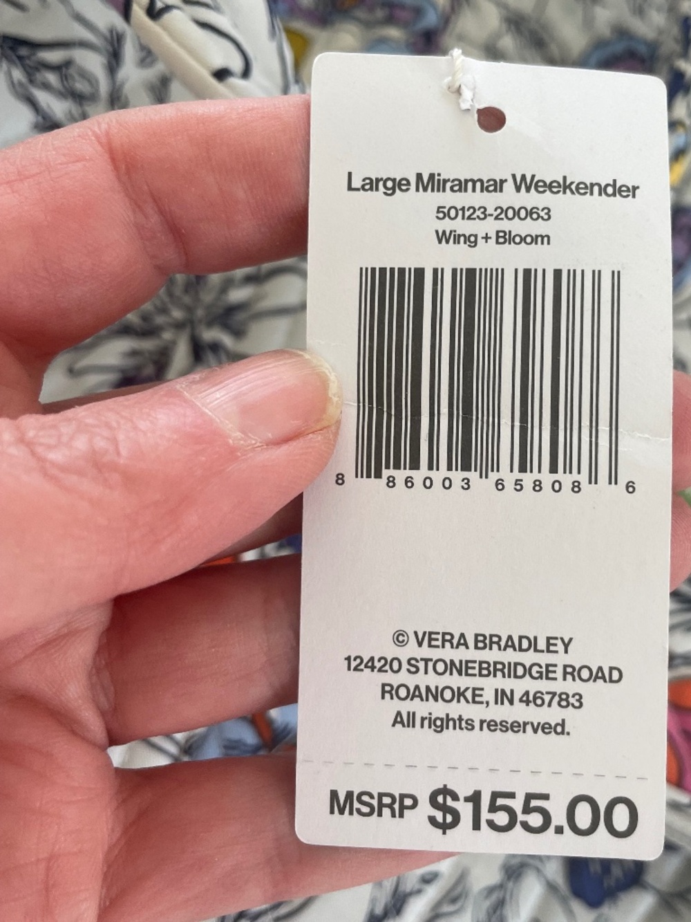 Vera Bradley Large Miramar Weekender - Picture 3 of 4